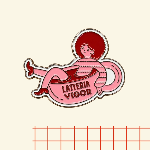 Pin Latteria Vigor