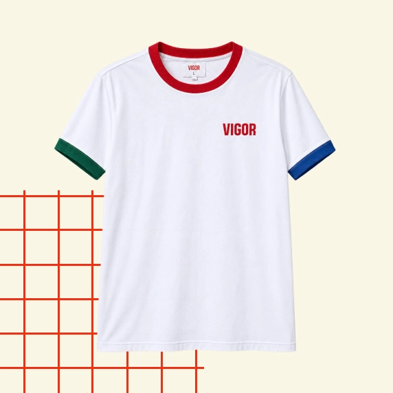 T-Shirt Branca VIGOR